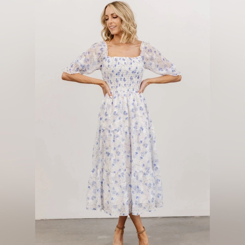 Baltic Born Fabian Jacquard Midi Dress